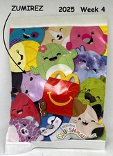 ZUMIREZ the Bat week 4 SQUISHMALLOWS plush with Tag McDonald's McD 2025 NIOP