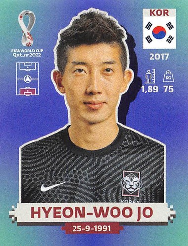 COLECCIÓN DE PEGATINAS PANINI QATAR 2022 COPA MUNDIAL DE LA FIFA - GRUPO F GRUPO G GRUPO H - Imagen 225 de 241