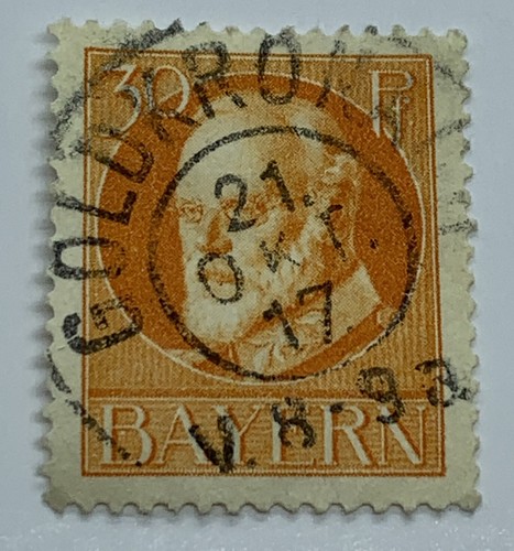 1917 GOLDKRONACH BAVARIA GERMANIA CON FIGLIO ANNULLARE
