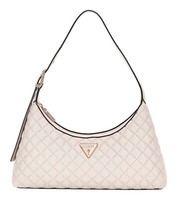 Guess Eco Rianee Shoulder Bag Schultertasche Tasche Stone Hellgrau Neu