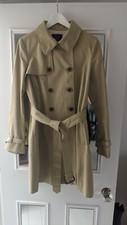 J Crew Taupe Trench Coat Size 10