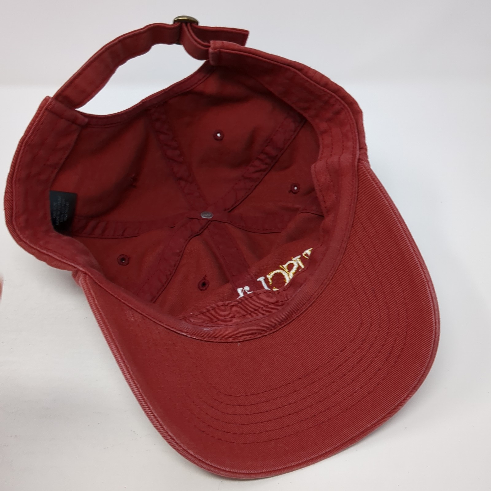 USC Libraries Slideback Baseball Cap Red One Size… - image 7