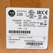 NEW Allen Bradley 22B-D6P0N104 PowerFlex 4 AC Drive Series A