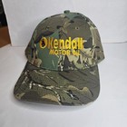 c.1980-1990s KENDALL MOTOR OIL HAT CAP TRUCKER CAMO GAS UNUSED STATION SERVICE — photo 2