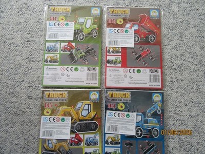 Truck  Engineering Truck 4 Modelle zum Basteln