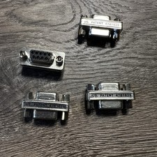 D-SUB 9 PIN GOLD Connector , 9 Position , Gold pin, DB-9 , 4 Pcs