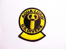 VINTAGE  AQUA-LUNG U.S. DIVERS SCUBA DIVING PATCH- NEW OLD STOCK