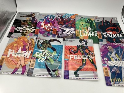 TANGENT COMICS LOT - EIGHT (9) MAJOR DC HEROES/HEROINES