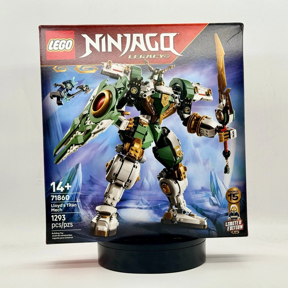 LEGO NINJAGO 71860 Lloyd's Titan Mech 15th Anniversary Sealed Fast