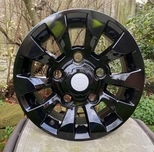 16" LAND ROVER DEFENDER L315 L316 1983-2016 SAWTOOTH DESIGN 7J G/BLACK ALLOYS X4