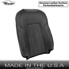 2018-2021 For Mazda 6 Genuine Leather Perforated Driver Top Seat Cover Black