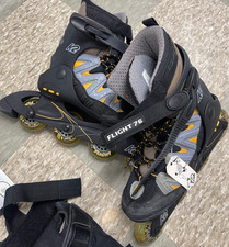 K2 EXOTEC Inline Skates Rollerblade Size 9.5, Triple Eight Pad Set Knee, Elbow