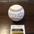 Dale Murphy  Signed New ROMLB Baseball   JSA CERT. NL MVP inscriptions