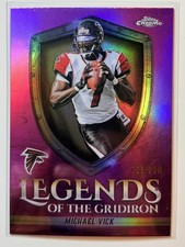 Topps 2025 Topps Chrome Michael Vick Falcons Legends of the Gridiron 128/250