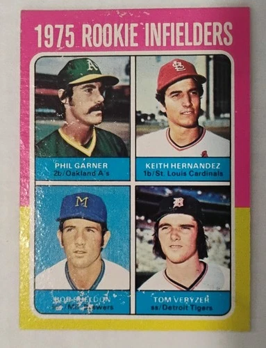 Topps 1975 Baseball #623 Rookie Infielders Phil Garner Keith Hernandez RC