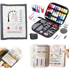 SansRealmL Embroidery Stitch Book, Stickset mit Schritt-f&uuml;r-Schritt-Anleitungen