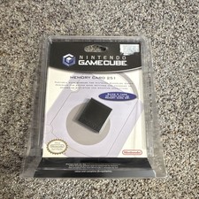 Nintendo GameCube Memory Card 251 4MB Black DOL-008 Official Seal