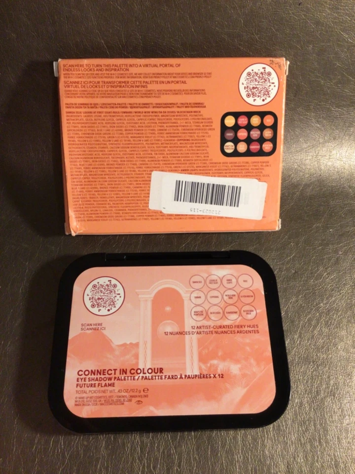 MAC M·A·C Connect in Colour FUTURE FLAME Eye Shadow Palette x12 Color NIB - Image 2 of 4