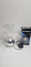 Fiber Optic Burst Light Rotating Color Changing Vintage Working With Box & Adapt