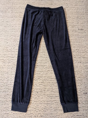Women's Juicy Couture Navy Terry Low Waisted Jogging Style Pants Size XS - Picture 10 of 10