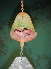 Paolo Soleri Wind Chime  Hreavy 2.5" Bronze Bell Nice Markings Tone & Patina NEW