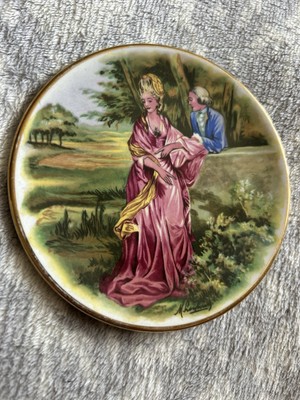 Vintage Fragonard Style Decorative Small Plate Designed For F.C.Emery & Sons Ltd