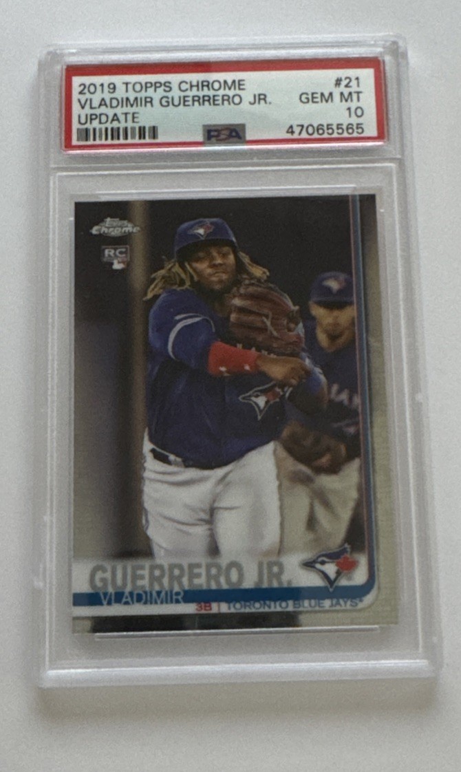 2019 Topps Chrome Update VLADIMIR GUERRERO JR RC Rookie Card PSA 10 GEM MINT