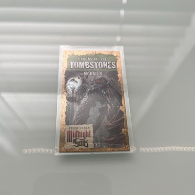 2023 Fleer Ultra Midnight Sons Marvel Tombstones Morbius GOLD /25 !