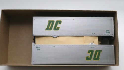 Remolques de furgoneta HO Athearn Denver Chicago 40 pies paquete de 2 5166 | Zustand: Used