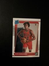 2021-2022 Panini Donruss Optic Ayo Dosunmu Rated Rookie #171 Chicago Bulls