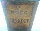 1900s MARSHALL OIL CO. MOCO REX HARD OIL Old Car & Threshing Machine Tin Oil Can — photo 9