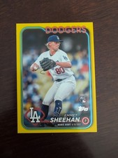 2024 Topps Update Series - Rookie Debut Emmet Sheehan #US141 Yellow (RC)