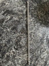 Sterlingsilber 925 Collier Panzerkette (Cuban...