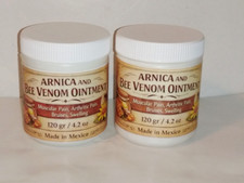 2 Pomada de Veneno de Abeja y Arnica/Topical Analgesic Ointment 2 Pack 4oz each
