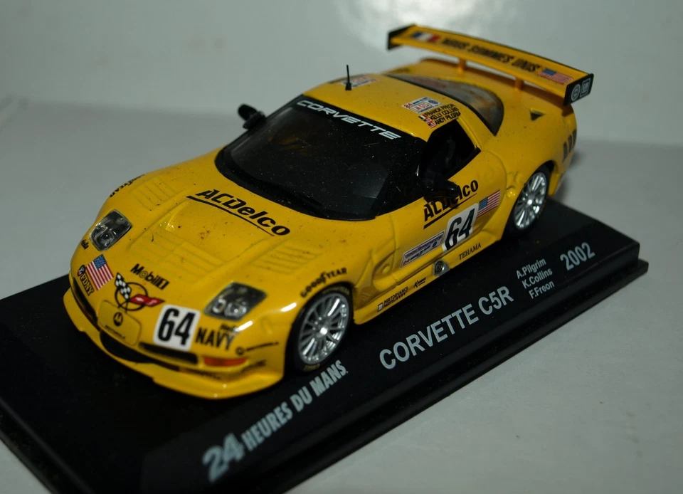 CHEVROLET CORVETTE C5 R  (24 HEURES DU MANS 2002) de IXO-ALTAYA  au 1/43e - Photo 2/4