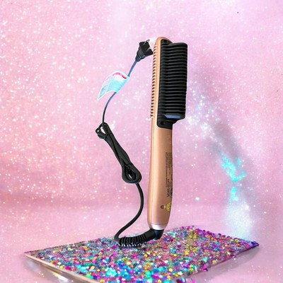 Karma Beauty Serenity Pro Heated Styling Comb In Rose Gold Brand MSRP $229 NIB