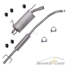 ATEC AUSPUFFANLAGE MITTELSCHALLDÄMPFER ENDSCHALLDÄMPFER FÜR OPEL CORSA C F08