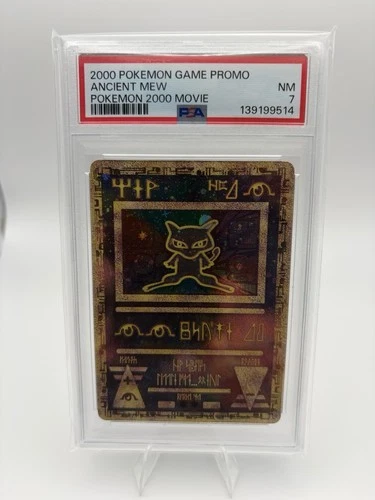 Pokémon Ancient Mew Promo Holo Basic 30HP #7 Pokémon 2000 Movie PSA 7 2000