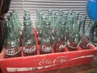 Coke Cola 24 Pack with Coke Container Coca Cola Bottles 10 Oz Vintage