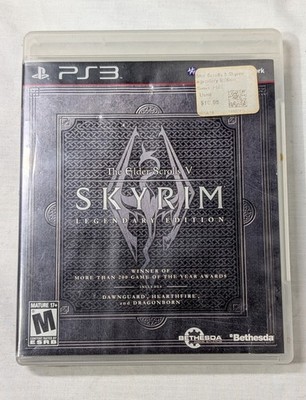 PS3 The Elder Scrolls V: Skyrim Legendary Edition