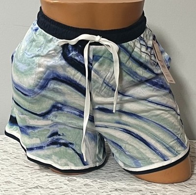 Secret Treasure Women's Sleep Knit Shorts Blue 3XL