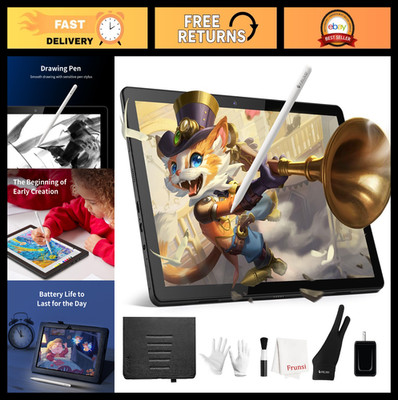 10.1'' FHD Drawing Tablet - Standalone, Octa-Core, Pre-Installed Apps, Bonus Item