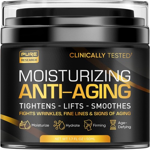 Men's Face Cream Moisturizer - Anti-Aging Cream For Men, Collagen, Retinol & ...