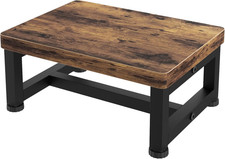 Wooden Step Stools for Adults Kids with Non-Slip Rubber Feet, Heavy Duty Steppin