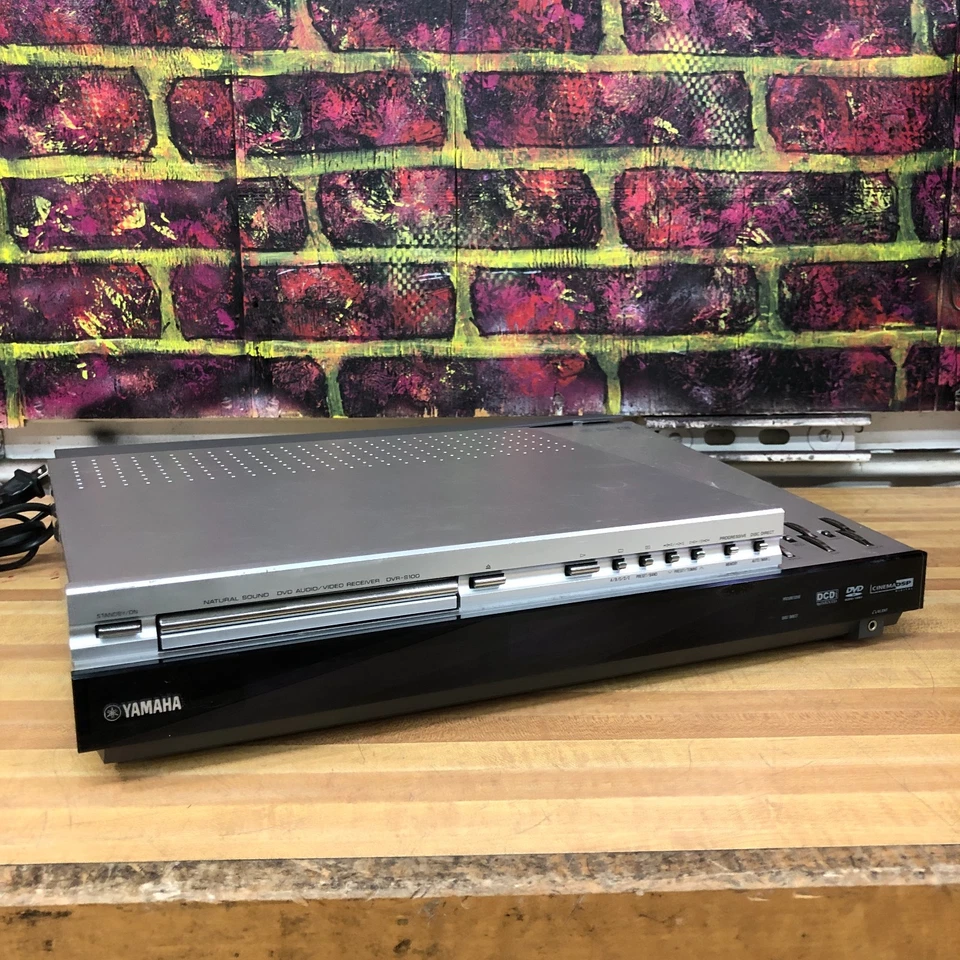Yamaha DVR-S100 Surround Sound Home Theater System Receiver DVD CD Player WORKS - Image 3 of 4