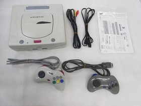 Bundle Used Game Sega Saturn Console HST 3220 Working Unit With Original Box
