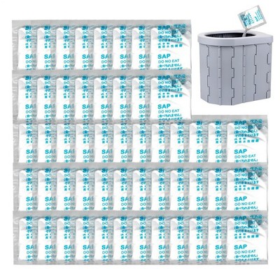 50 Stück Toilettenpulver - Urin Absorptionsgel Für Camping & Outdoor