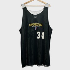 Vintage Reebok Seattle Storm Practice Worn Reversible WNBA Basketball Jersey