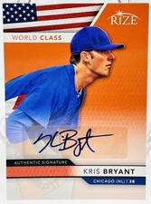 1/1 Kris Bryant 2013 Leaf Rize World Class WC-2 Rookie Autograph