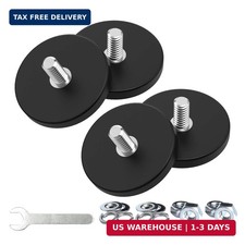 Magnetpro 4 Pieces Strong Rubber Coated Mounting Magnets Anti-Scratch  Anti Cor